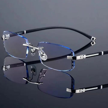 Men’s Frameless Anti-Blue Reading Glasses