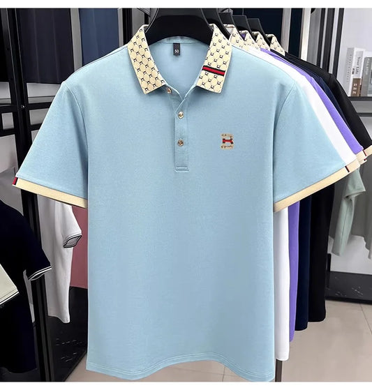 Men’s Breathable Luxury Polo Shirt